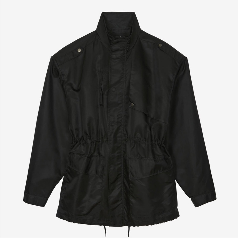 The Frankie Shop Helsta Utility Jacket Black One Size - Picture 13 of 13